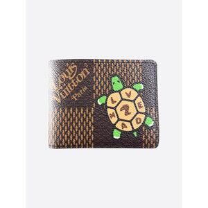 Louis Vuitton Nigo Brown Damier Turtle Multiple Wallet